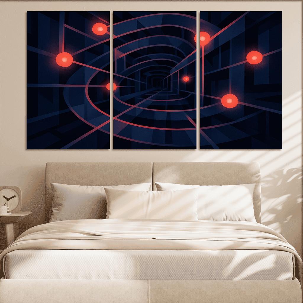 Labyrinth Of Lucid Echoes framed paintings