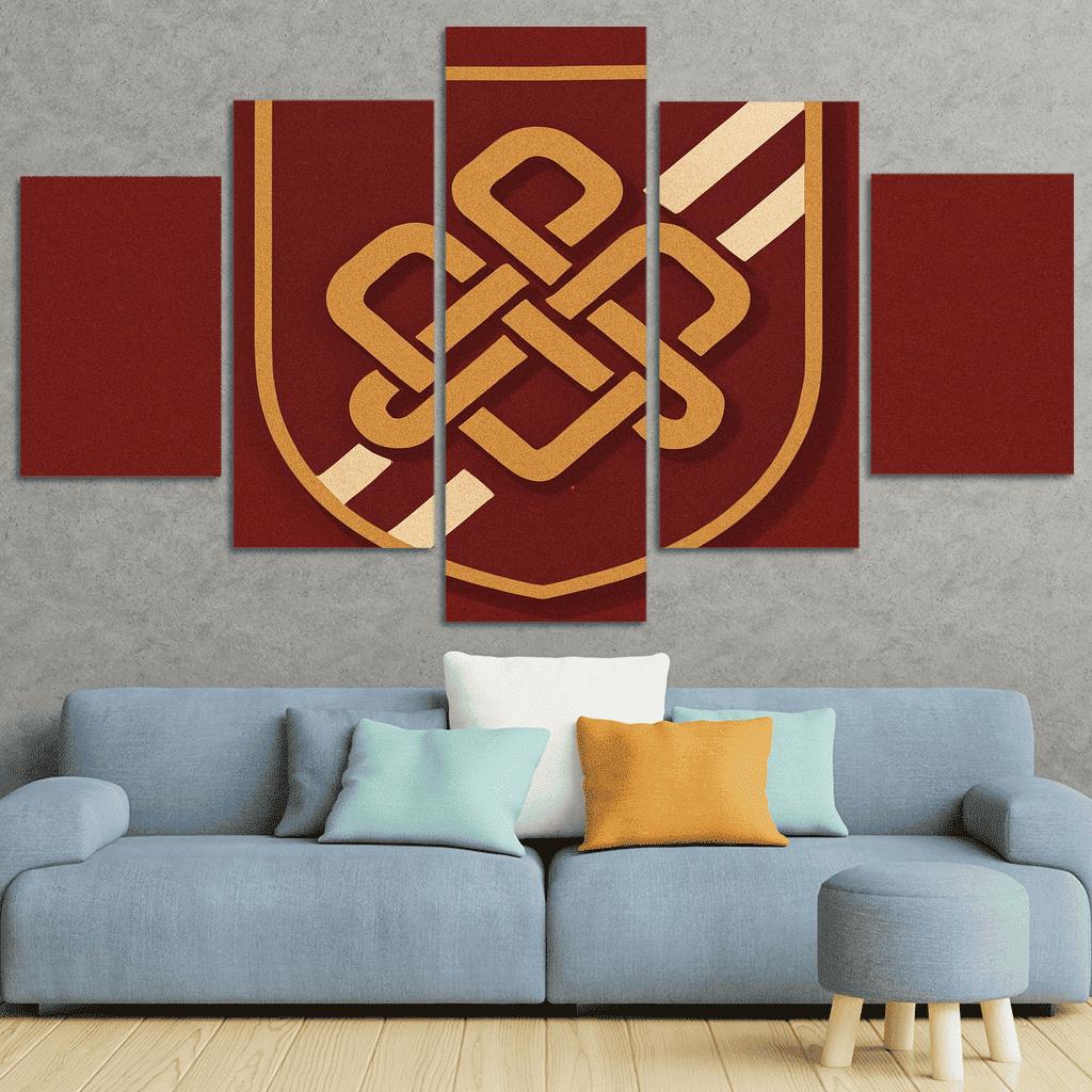 Heritage Knot Flag Concept premium artwork frames