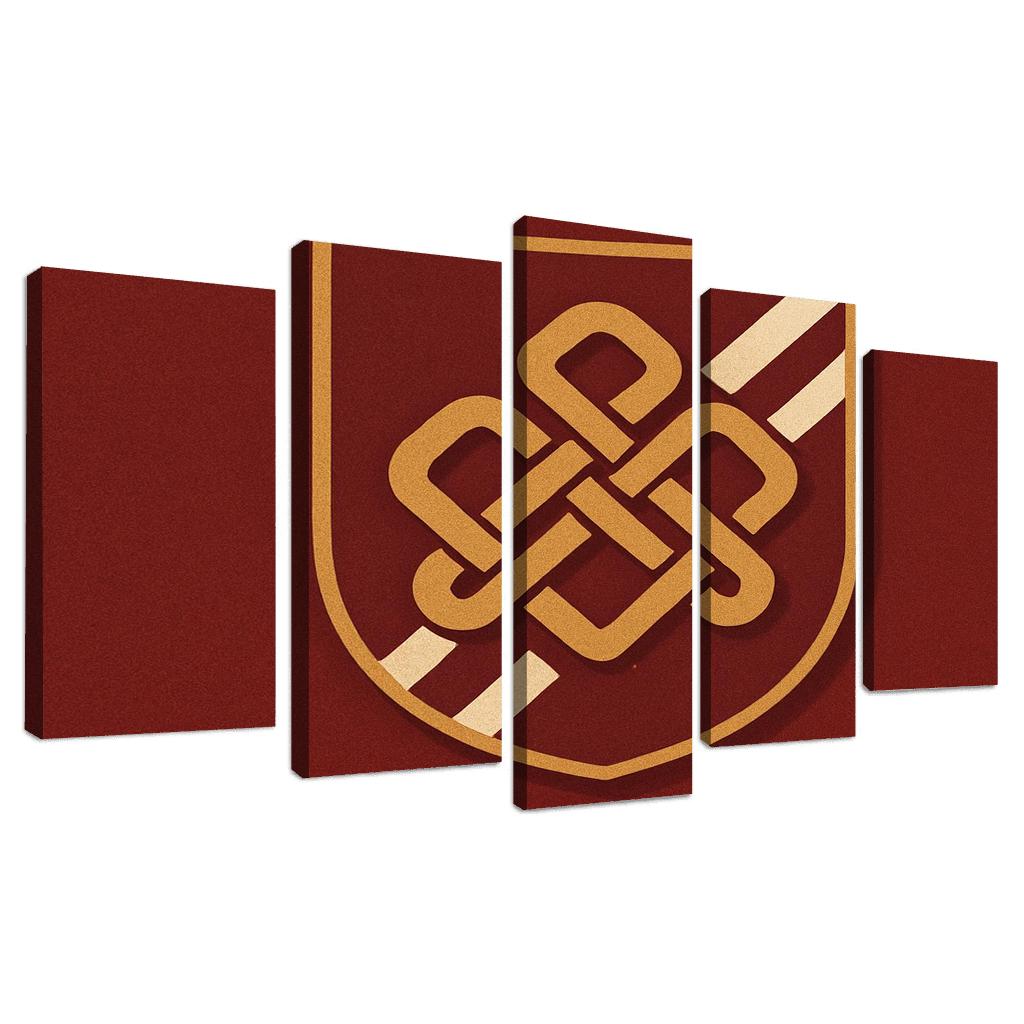 Heritage Knot Flag Concept premium artwork frames