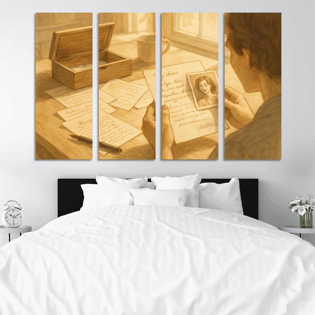 Letters For Tomorrow oil paintings frame