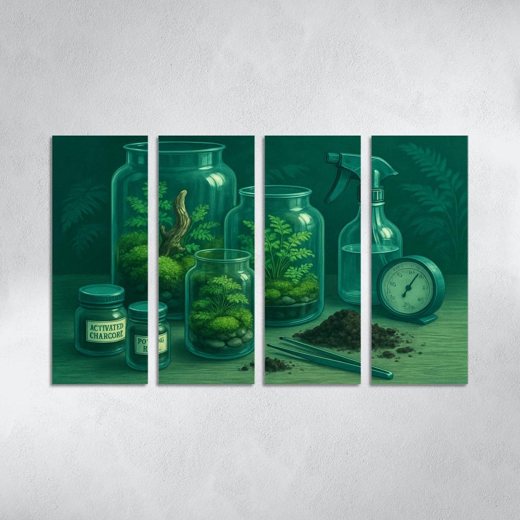 Microclimate Terrarium Crafting modern paintings frame