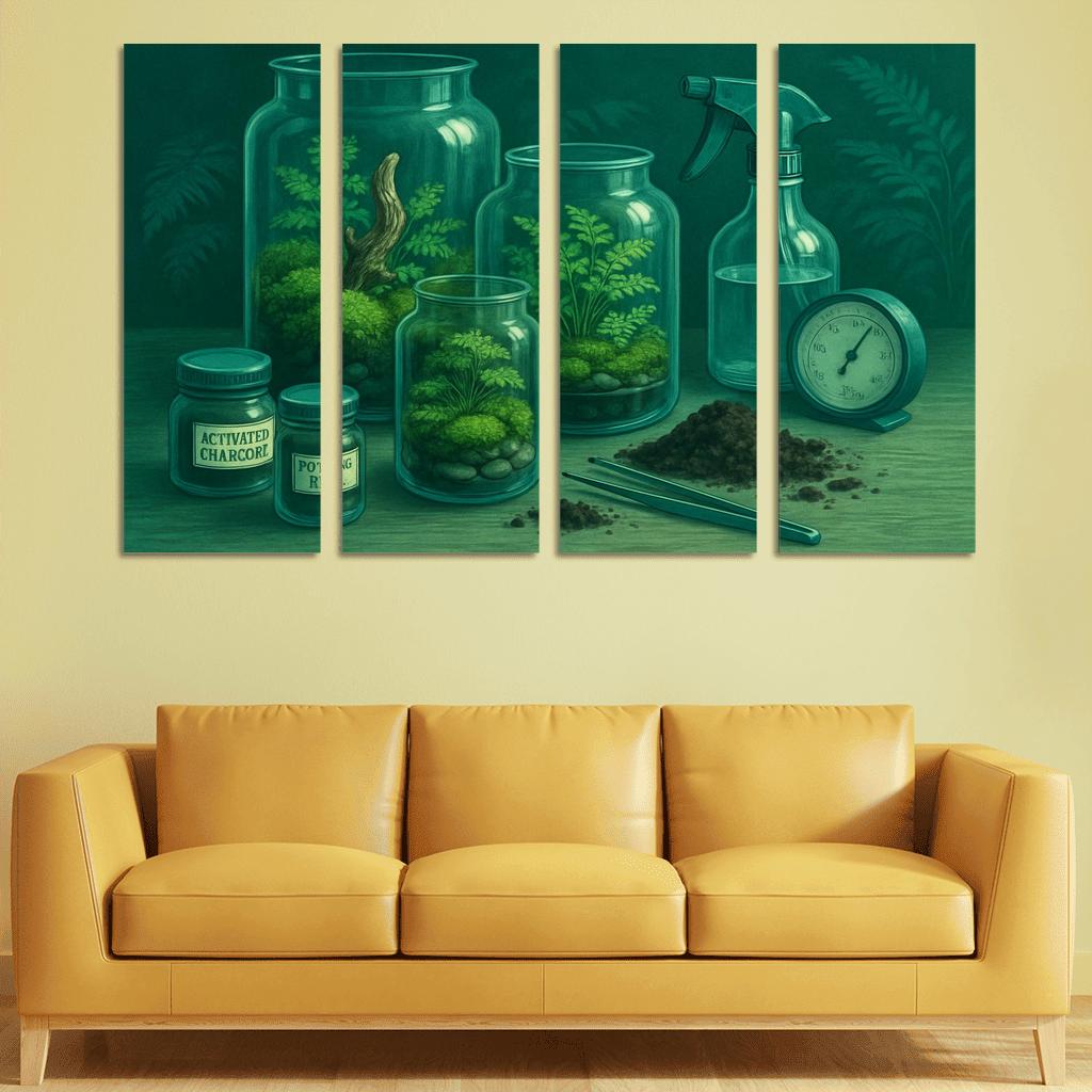 Microclimate Terrarium Crafting modern paintings frame