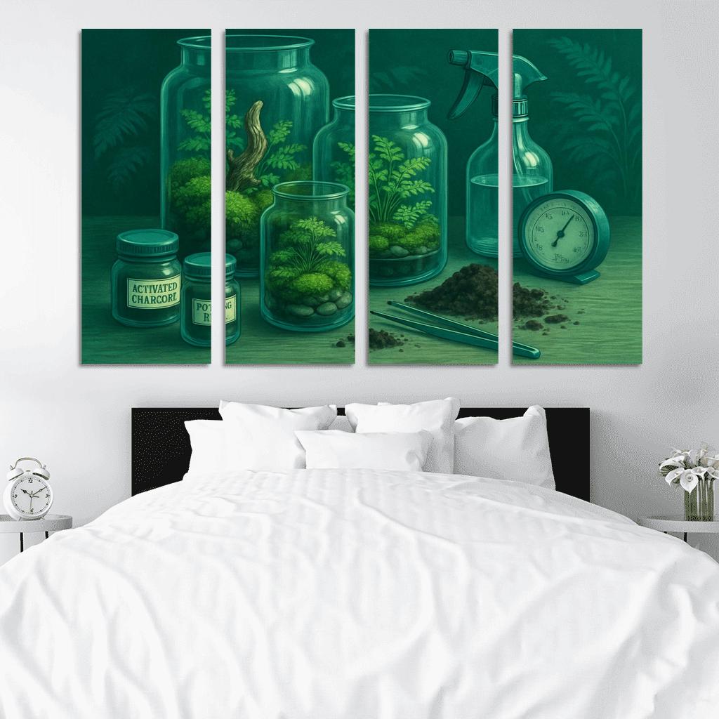 Microclimate Terrarium Crafting modern paintings frame