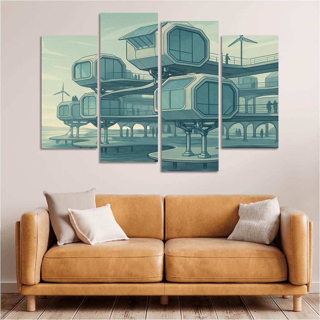 Modular Tidal Habitats premium artwork frames