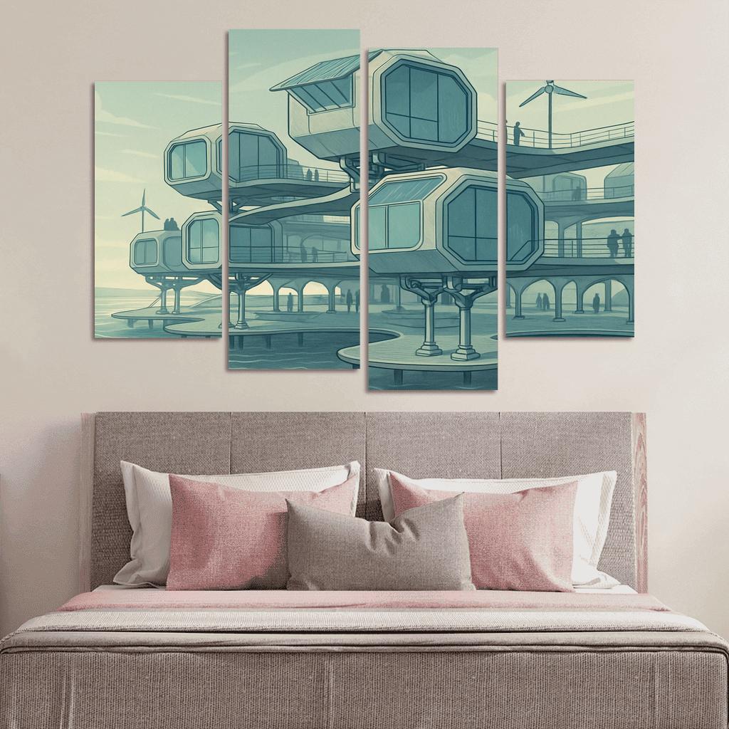 Modular Tidal Habitats premium artwork frames