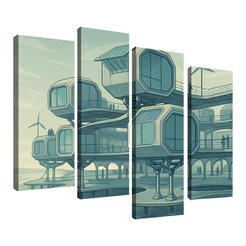 Modular Tidal Habitats premium artwork frames