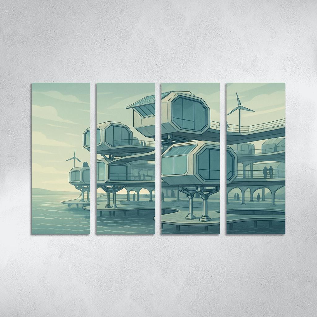 Modular Tidal Habitats premium artwork frames