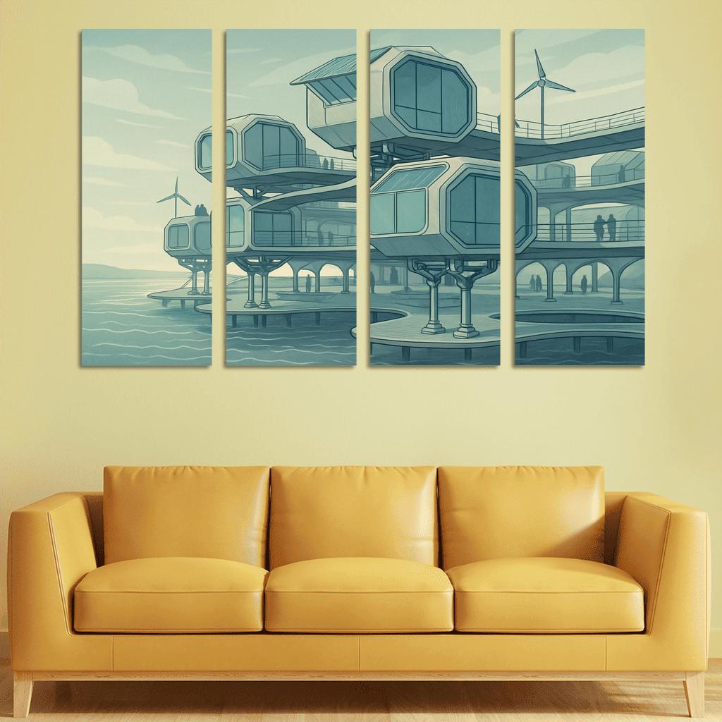 Modular Tidal Habitats premium artwork frames