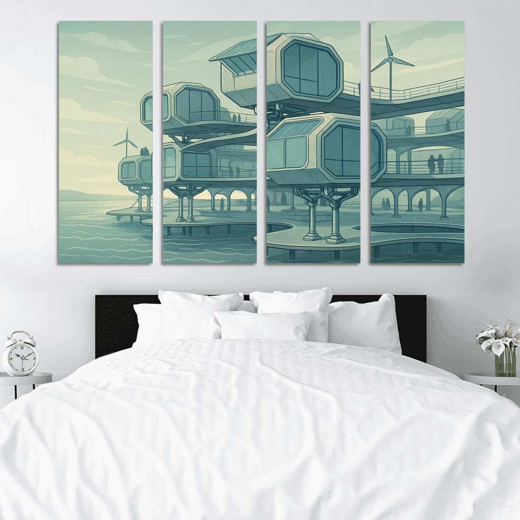 Modular Tidal Habitats premium artwork frames