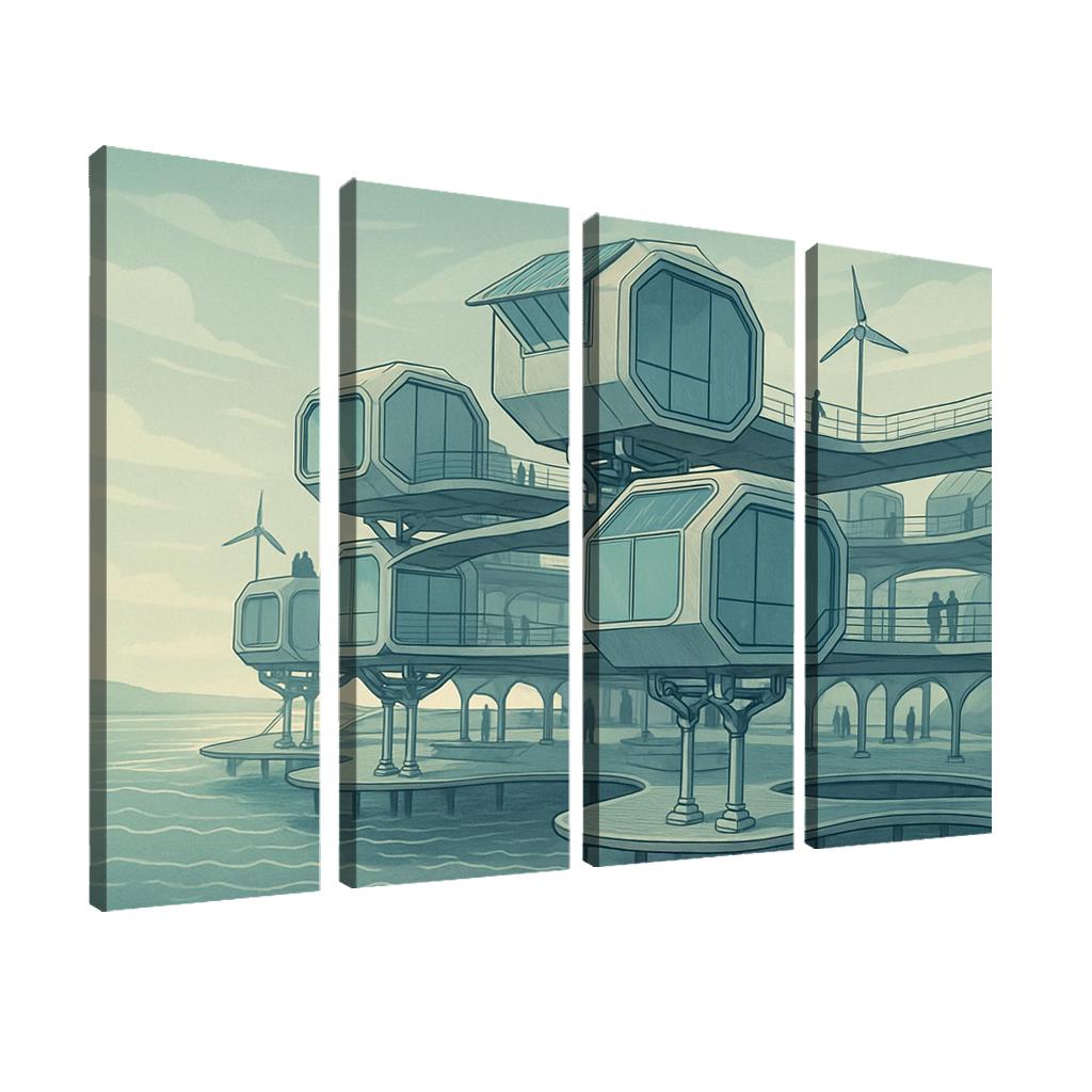 Modular Tidal Habitats premium artwork frames