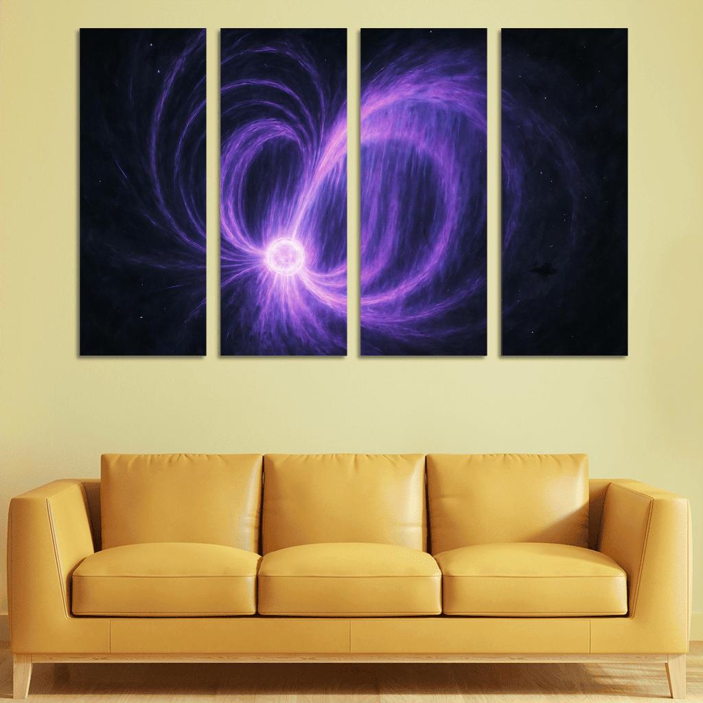 Neutrino Aurora Of A Magnetar one-piece frames