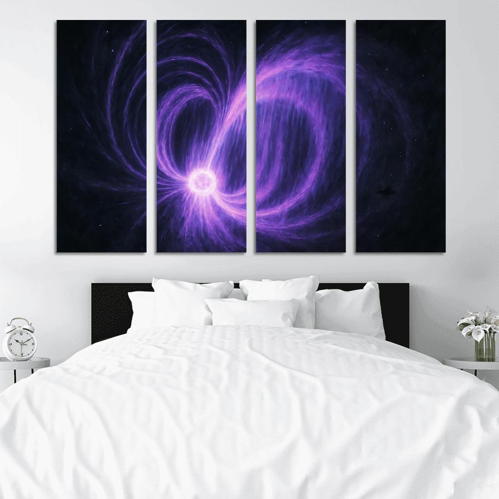 Neutrino Aurora Of A Magnetar one-piece frames