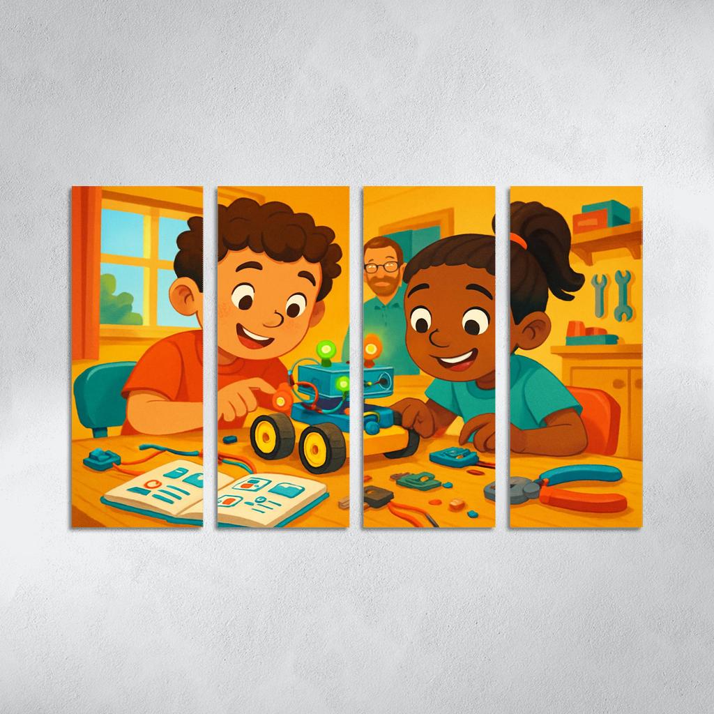 Creative Robotics For Young Inventors framed paintings