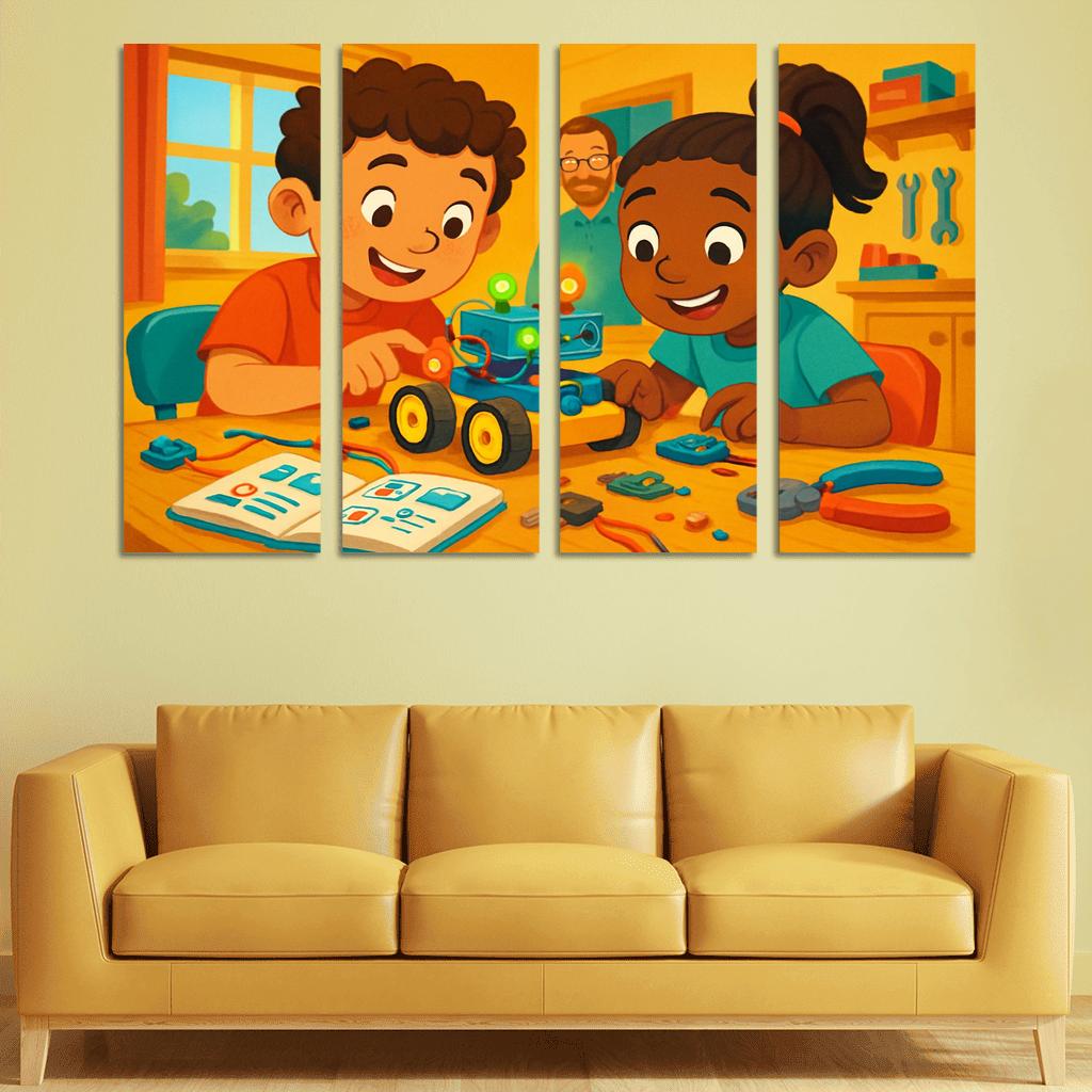 Creative Robotics For Young Inventors framed paintings