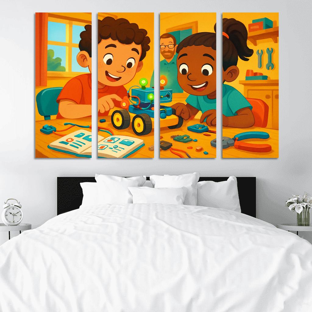 Creative Robotics For Young Inventors framed paintings