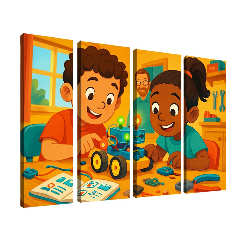 Creative Robotics For Young Inventors framed paintings