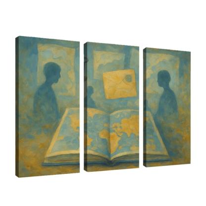 Cartography Of Forgotten Emotions abstract paintings frame