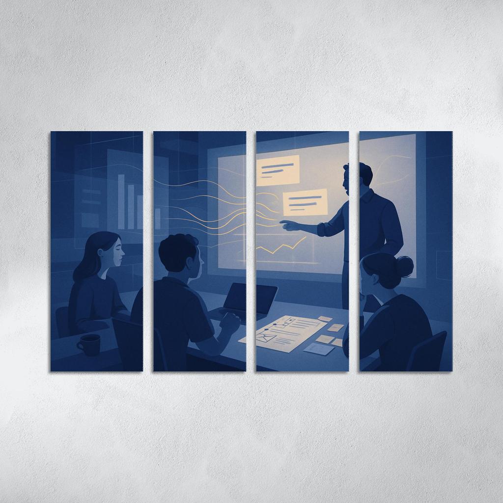 Narrative Data Visualization Studio wall art