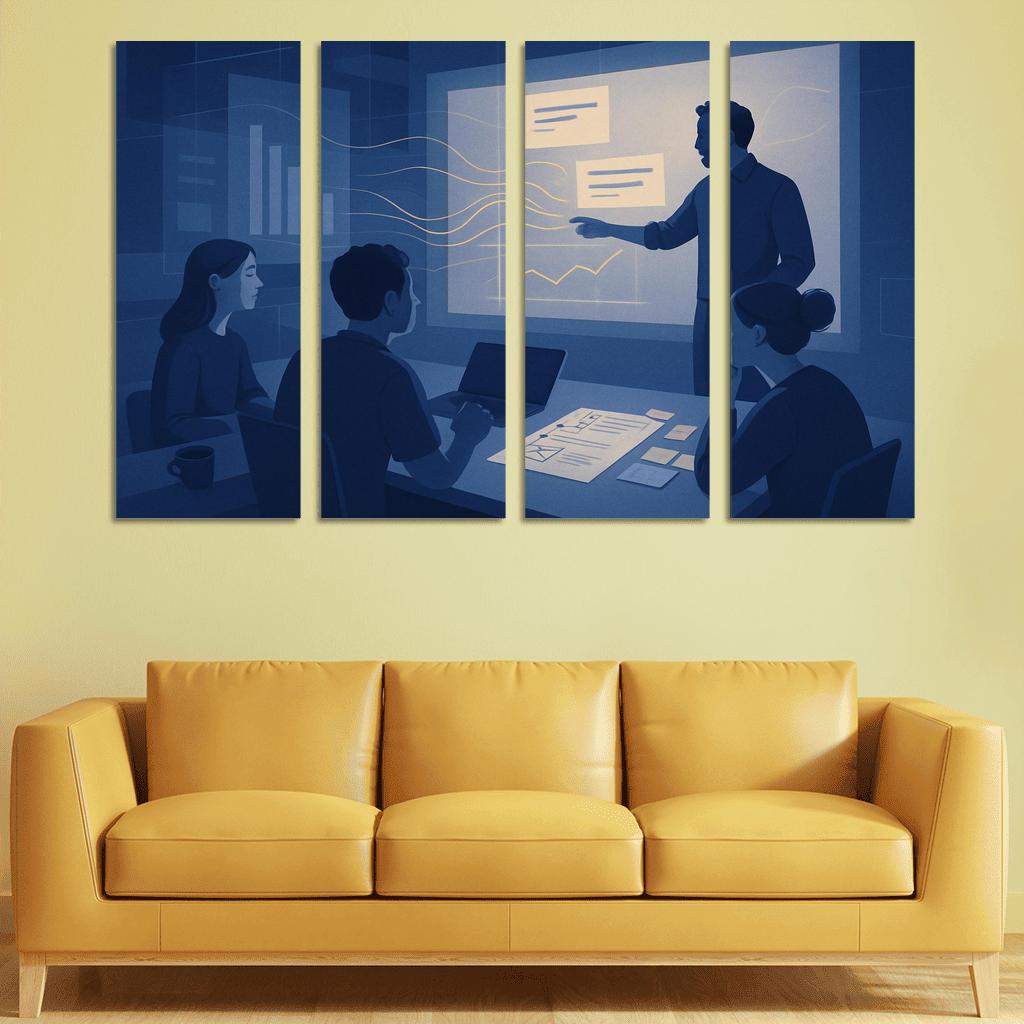 Narrative Data Visualization Studio wall art