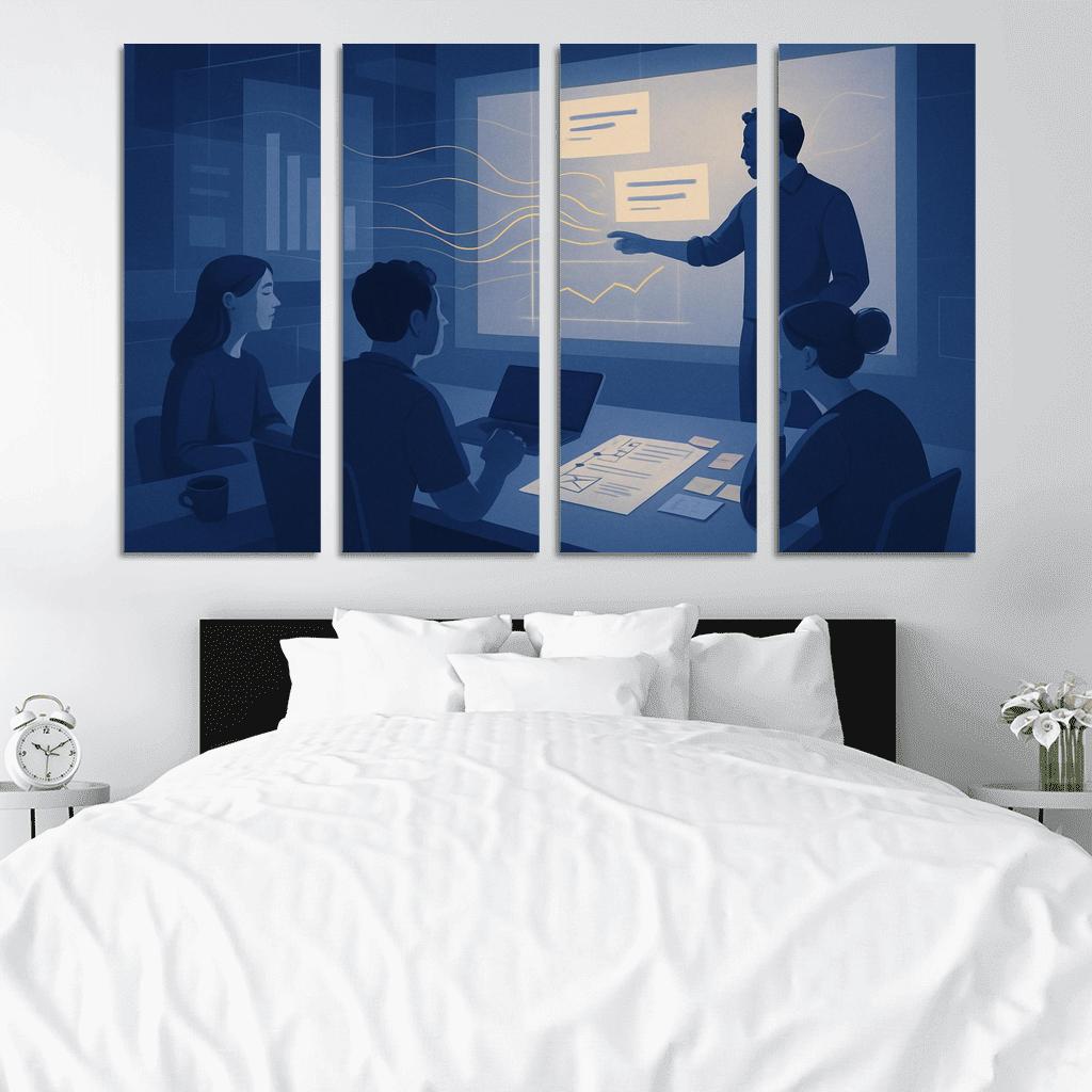 Narrative Data Visualization Studio wall art