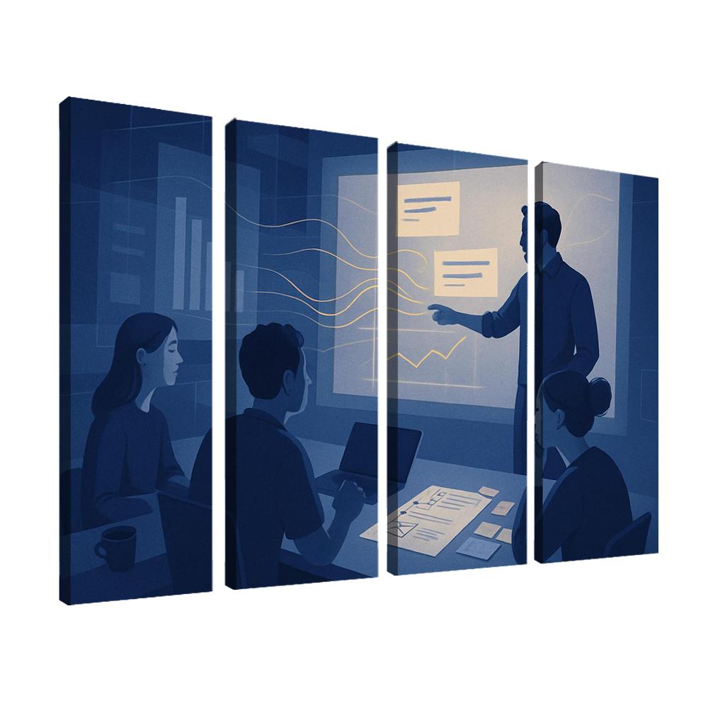 Narrative Data Visualization Studio wall art