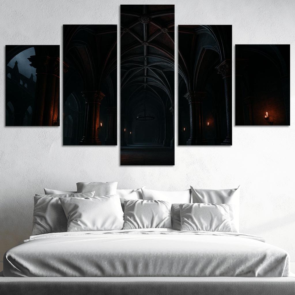 Obsidian Ribbed Vault wall art