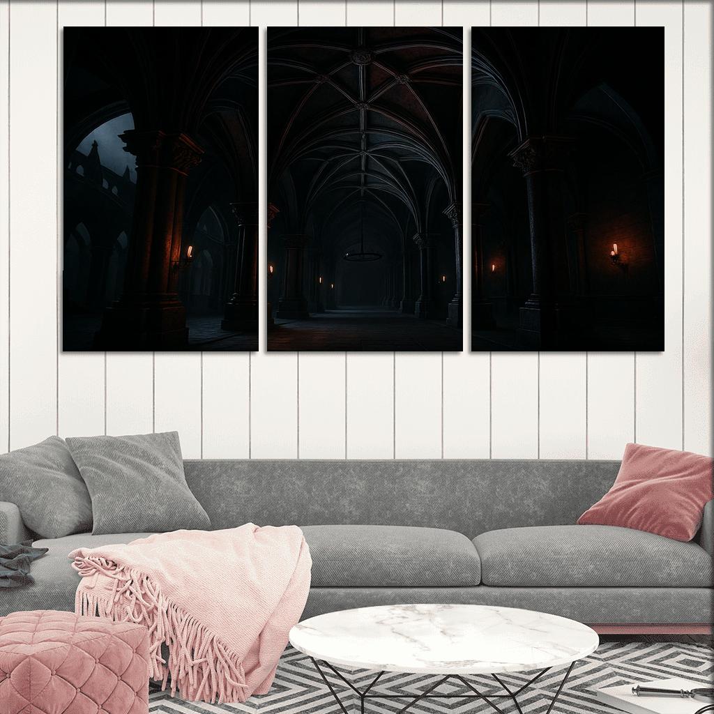 Obsidian Ribbed Vault wall art