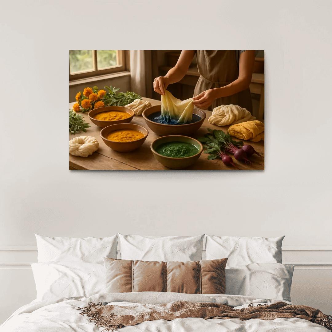 Natural Dyeing Techniques With Plant Extracts premium artwork frames