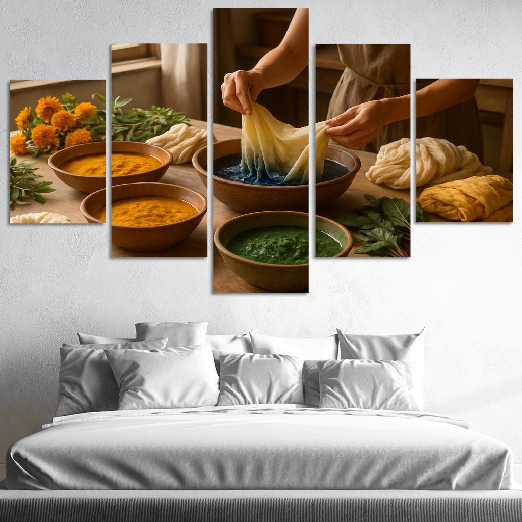 Natural Dyeing Techniques With Plant Extracts premium artwork frames