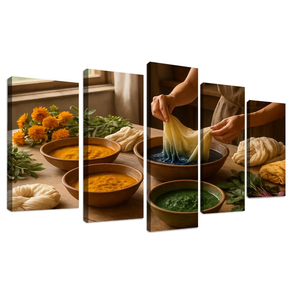 Natural Dyeing Techniques With Plant Extracts premium artwork frames