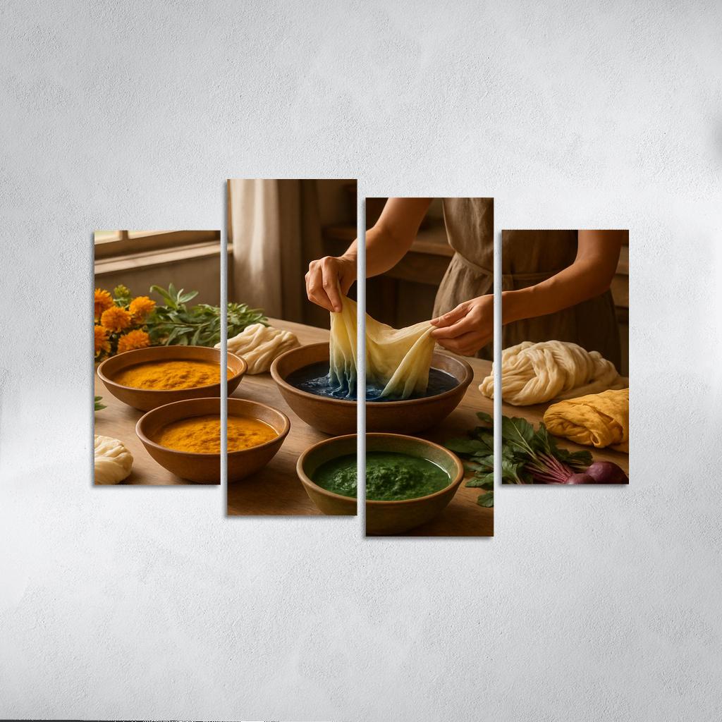 Natural Dyeing Techniques With Plant Extracts premium artwork frames