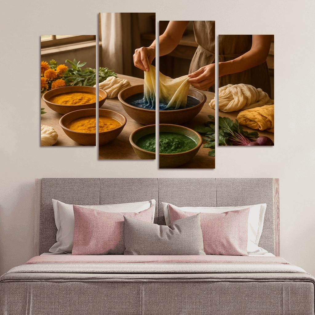 Natural Dyeing Techniques With Plant Extracts premium artwork frames