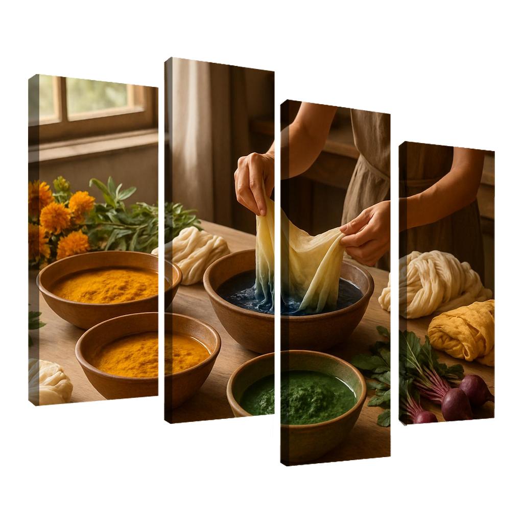 Natural Dyeing Techniques With Plant Extracts premium artwork frames