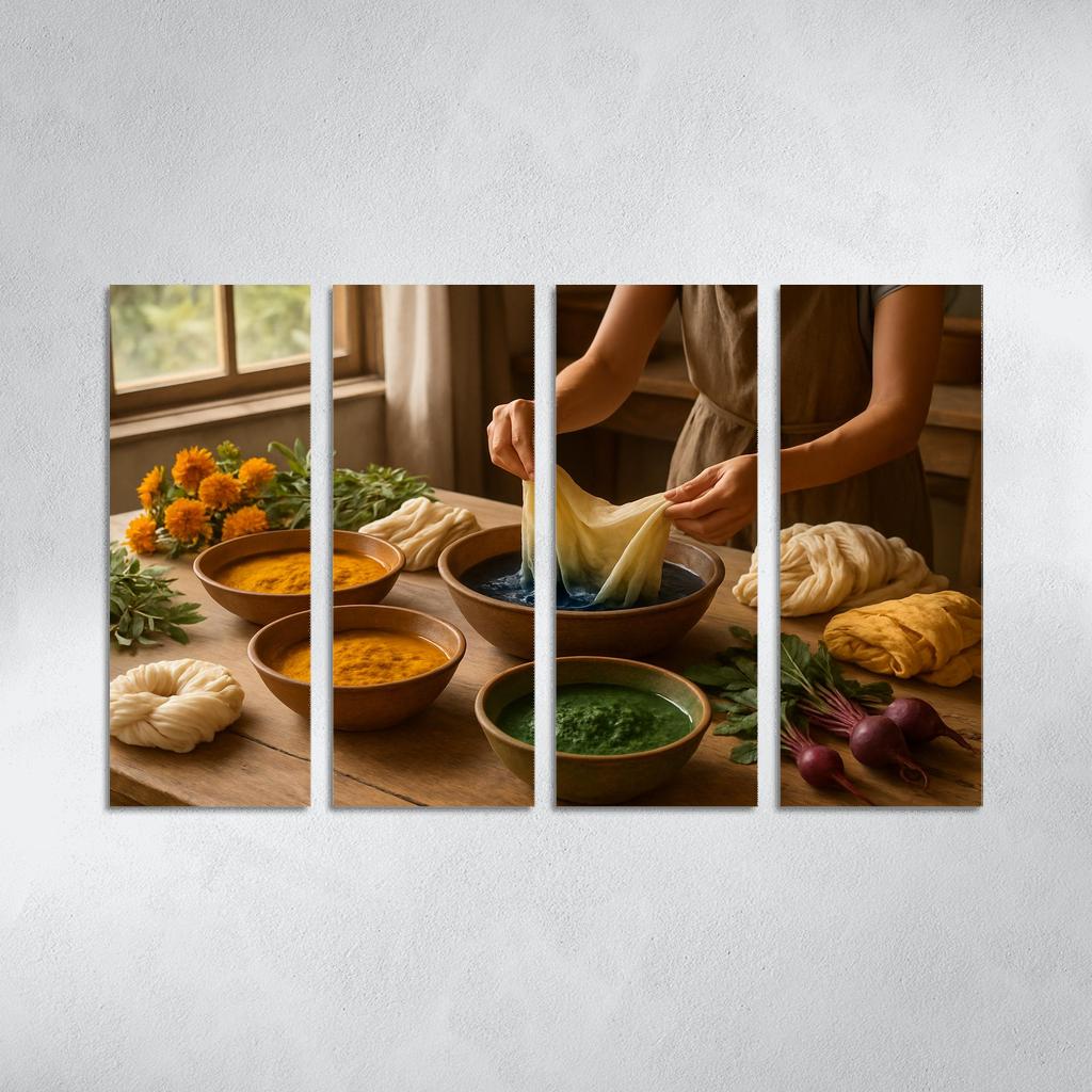 Natural Dyeing Techniques With Plant Extracts premium artwork frames