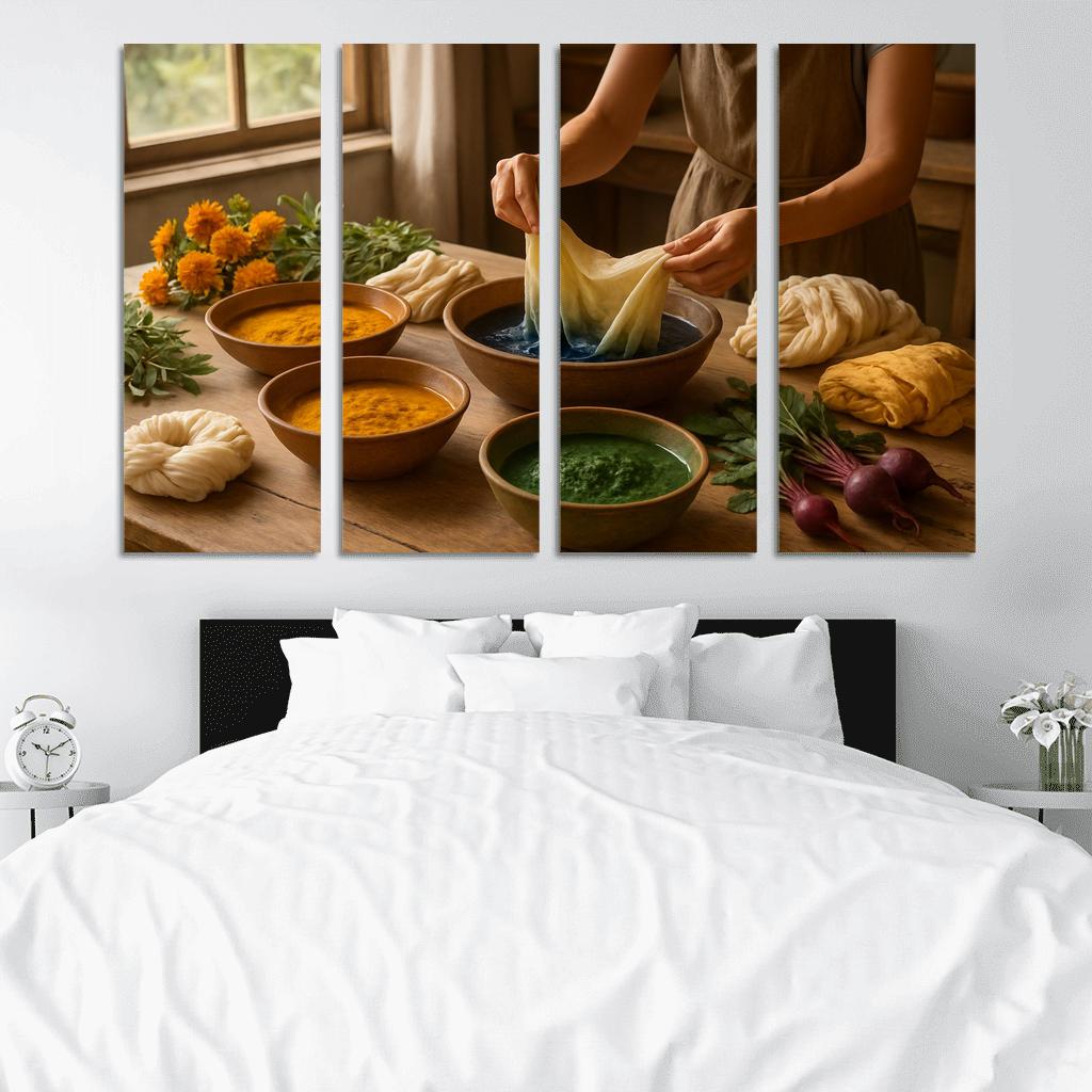 Natural Dyeing Techniques With Plant Extracts premium artwork frames