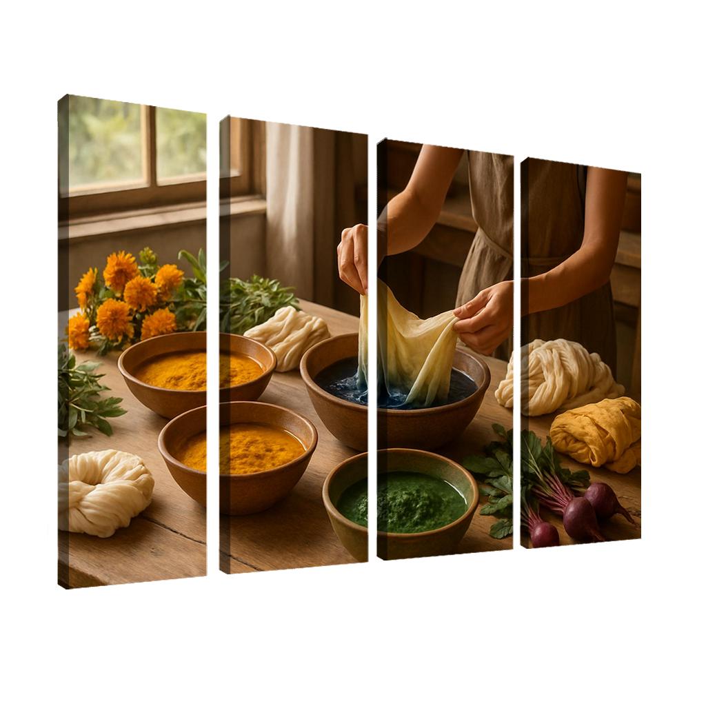 Natural Dyeing Techniques With Plant Extracts premium artwork frames