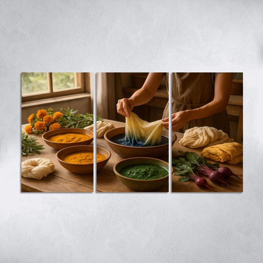 Natural Dyeing Techniques With Plant Extracts premium artwork frames