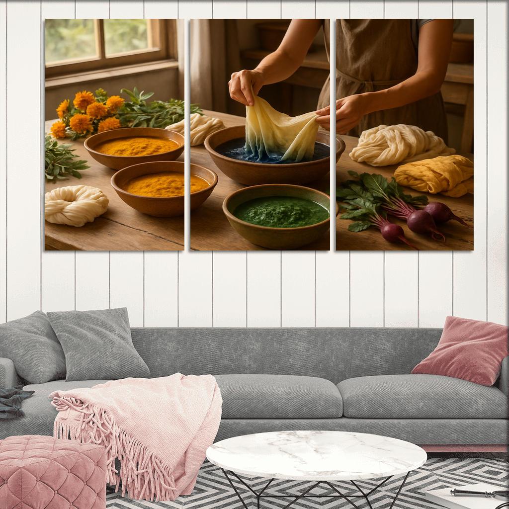 Natural Dyeing Techniques With Plant Extracts premium artwork frames