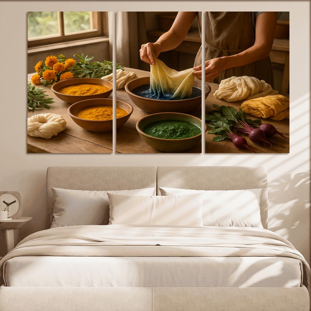 Natural Dyeing Techniques With Plant Extracts premium artwork frames