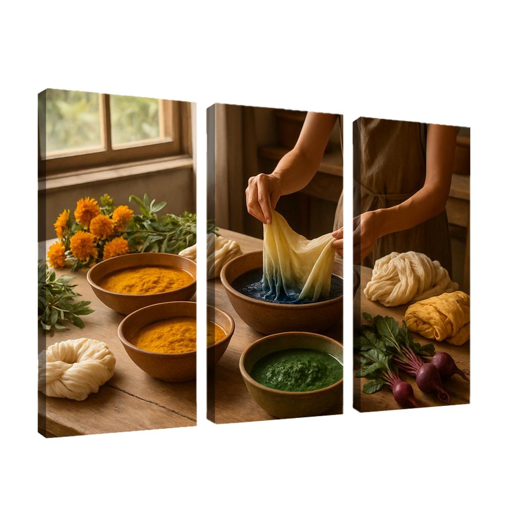 Natural Dyeing Techniques With Plant Extracts premium artwork frames