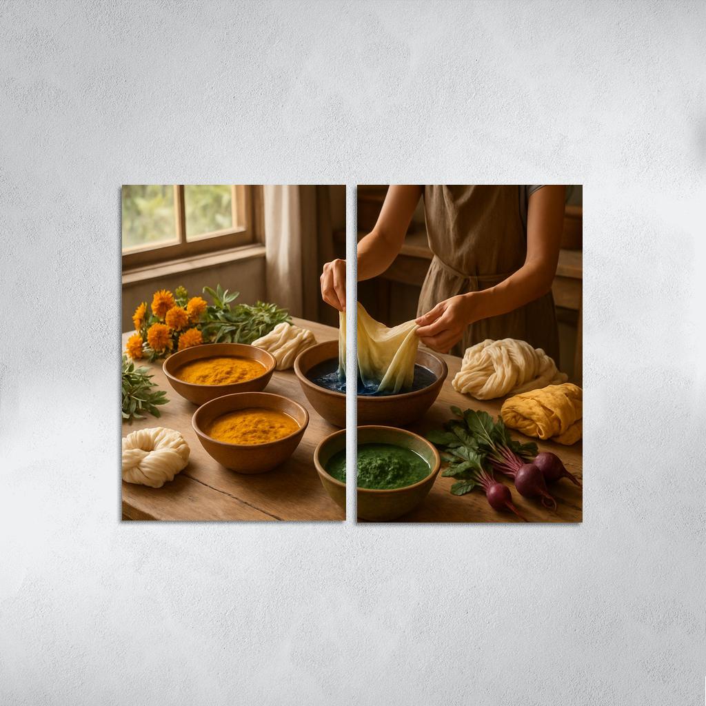 Natural Dyeing Techniques With Plant Extracts premium artwork frames