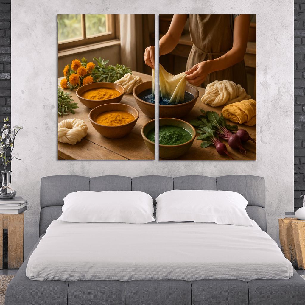 Natural Dyeing Techniques With Plant Extracts premium artwork frames