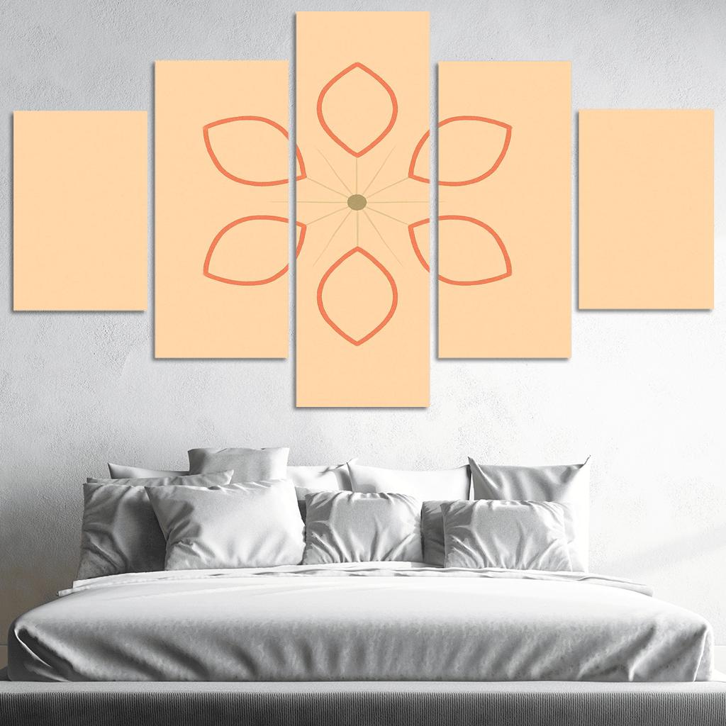 Petal Orbit oil paintings frame