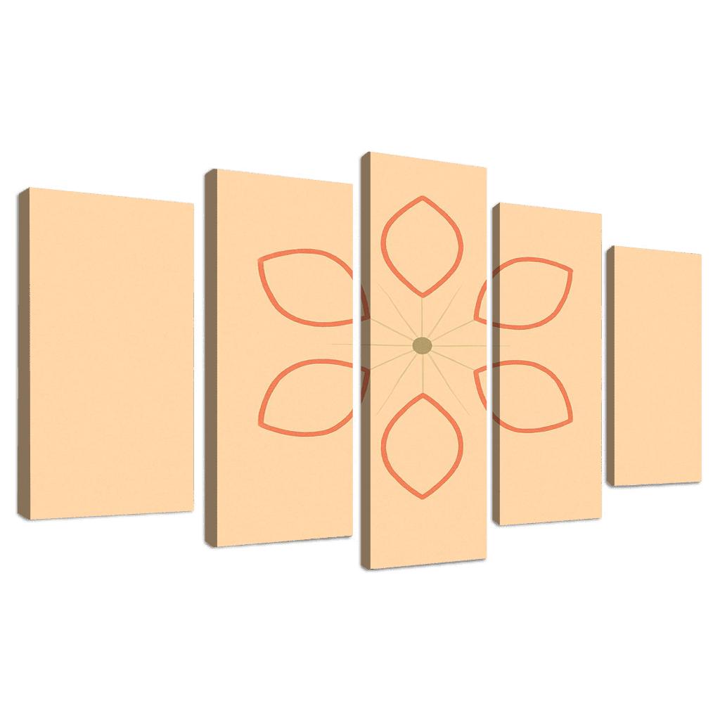 Petal Orbit oil paintings frame