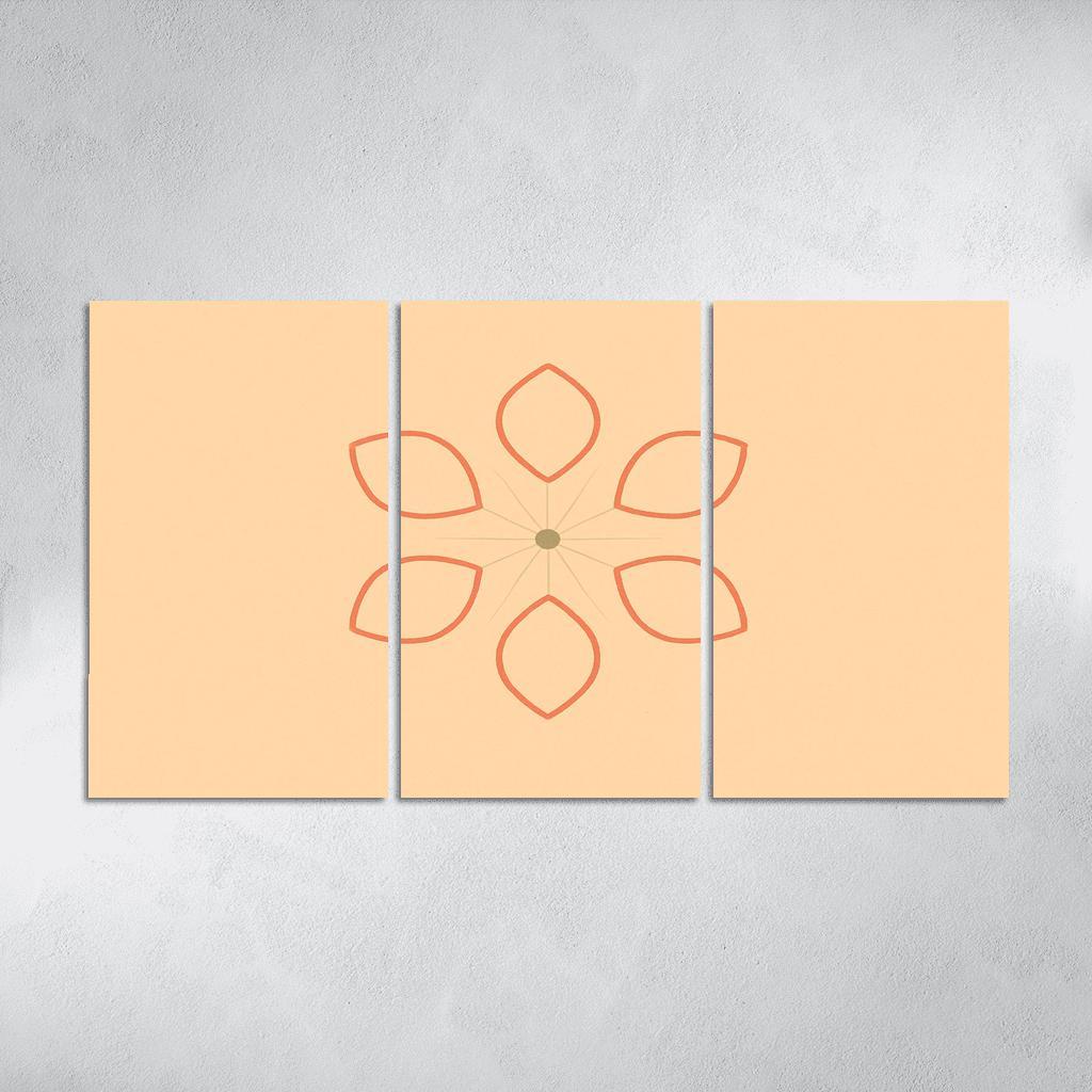 Petal Orbit oil paintings frame