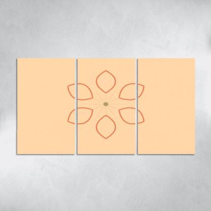 Petal Orbit oil paintings frame