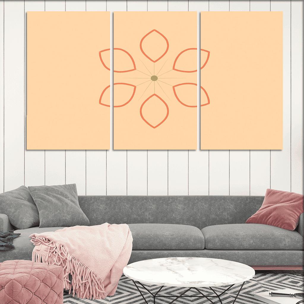 Petal Orbit oil paintings frame