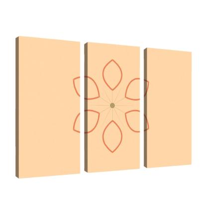 Petal Orbit oil paintings frame