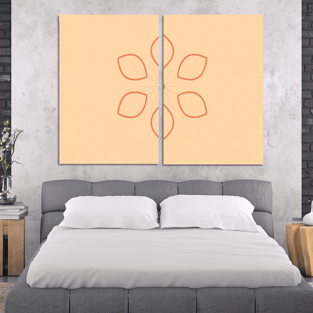 Petal Orbit oil paintings frame