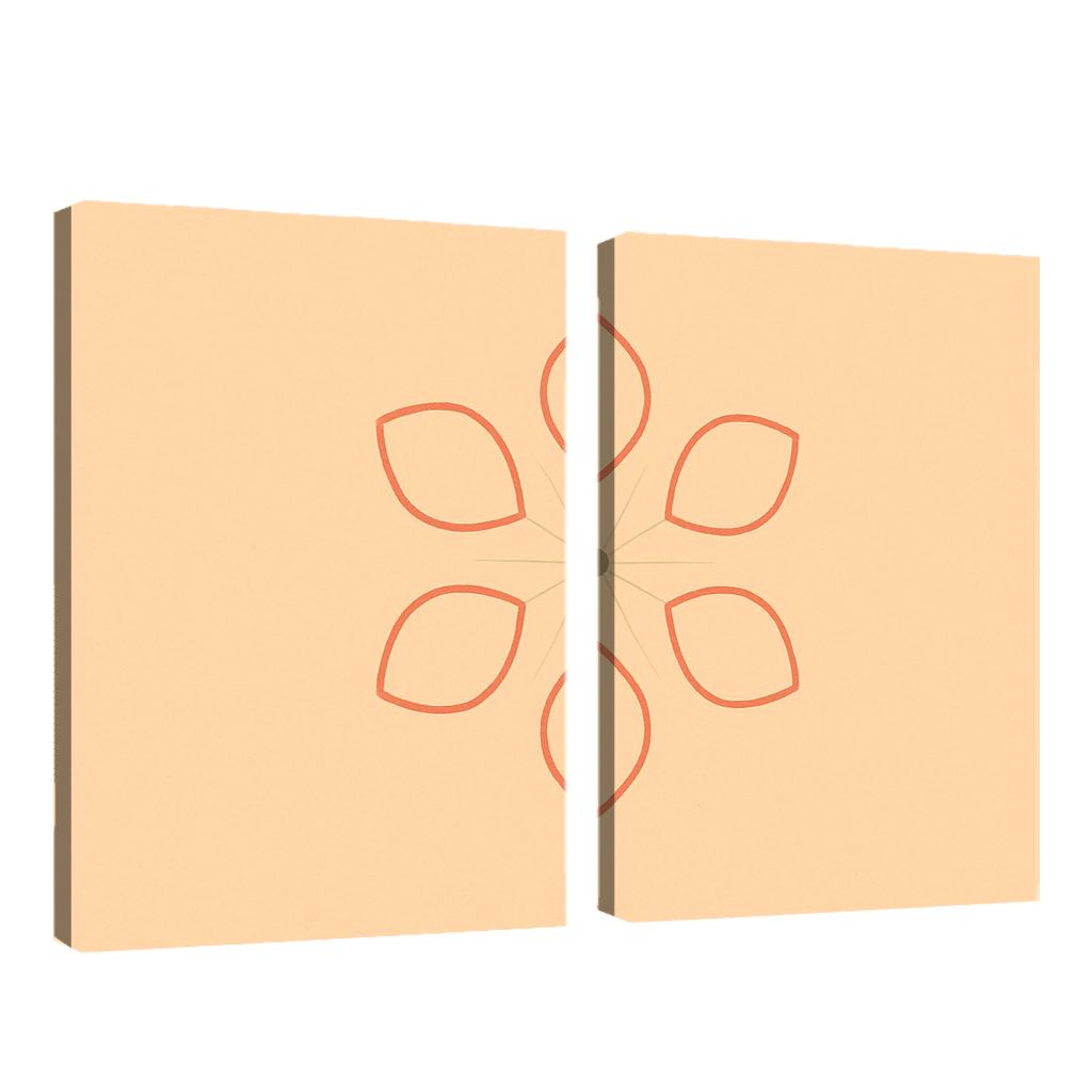 Petal Orbit oil paintings frame